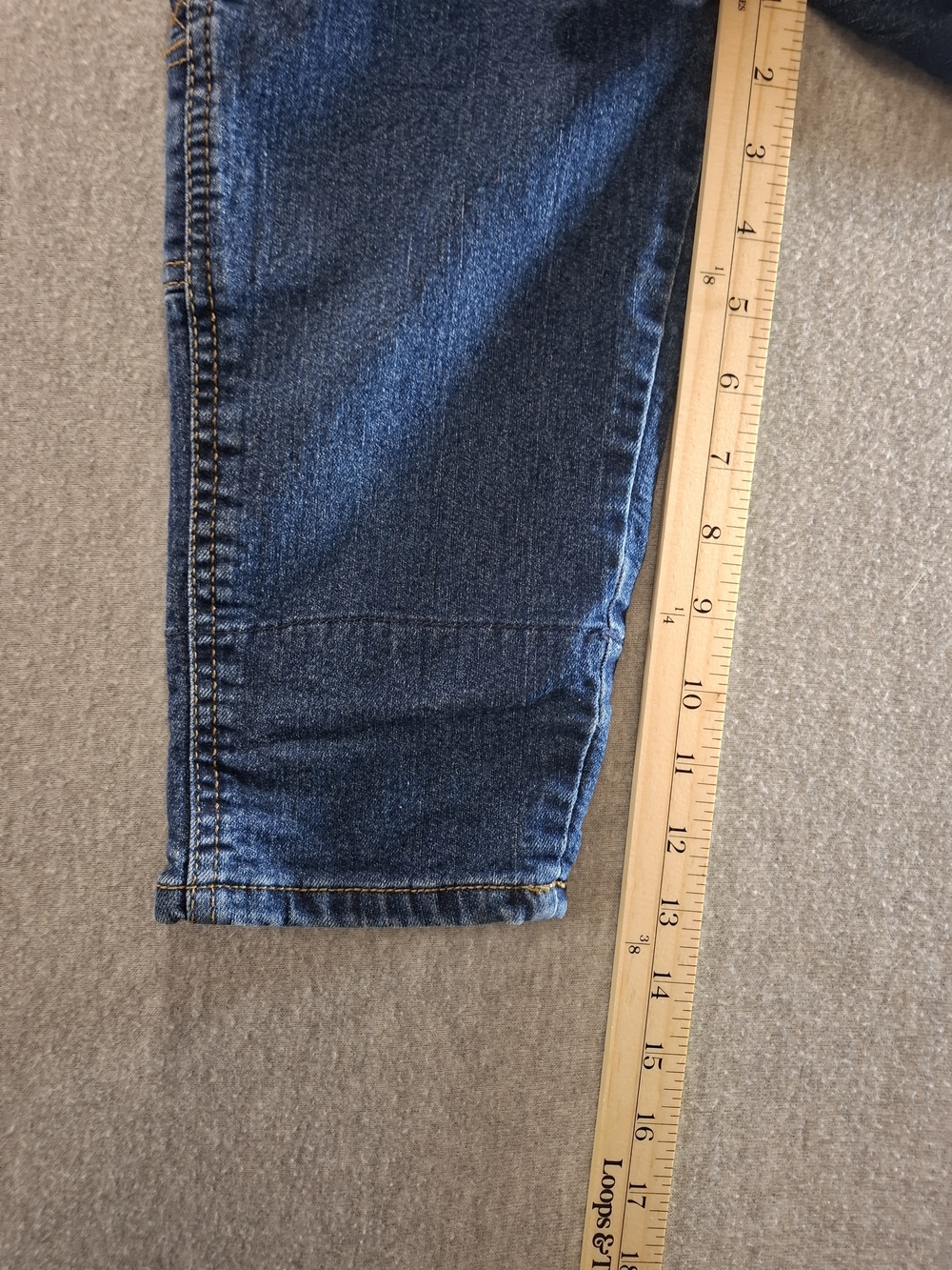 Vintage OshKosh B'gosh Blue Denim Kids Overalls - Picture 4 of 15